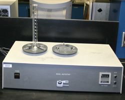 Tap density machine